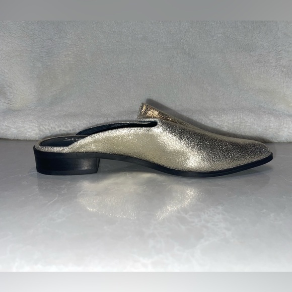 Shellys London metallic gold mules - Picture 4 of 9